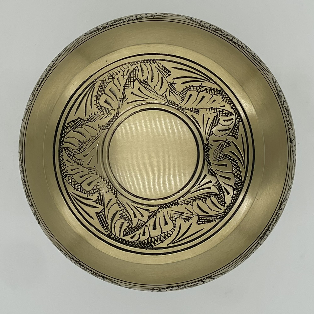 Black and Gold Etched Brass Urn – PhiladelphiaFuneralSupply